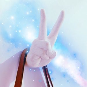 Peace sign wall hanging